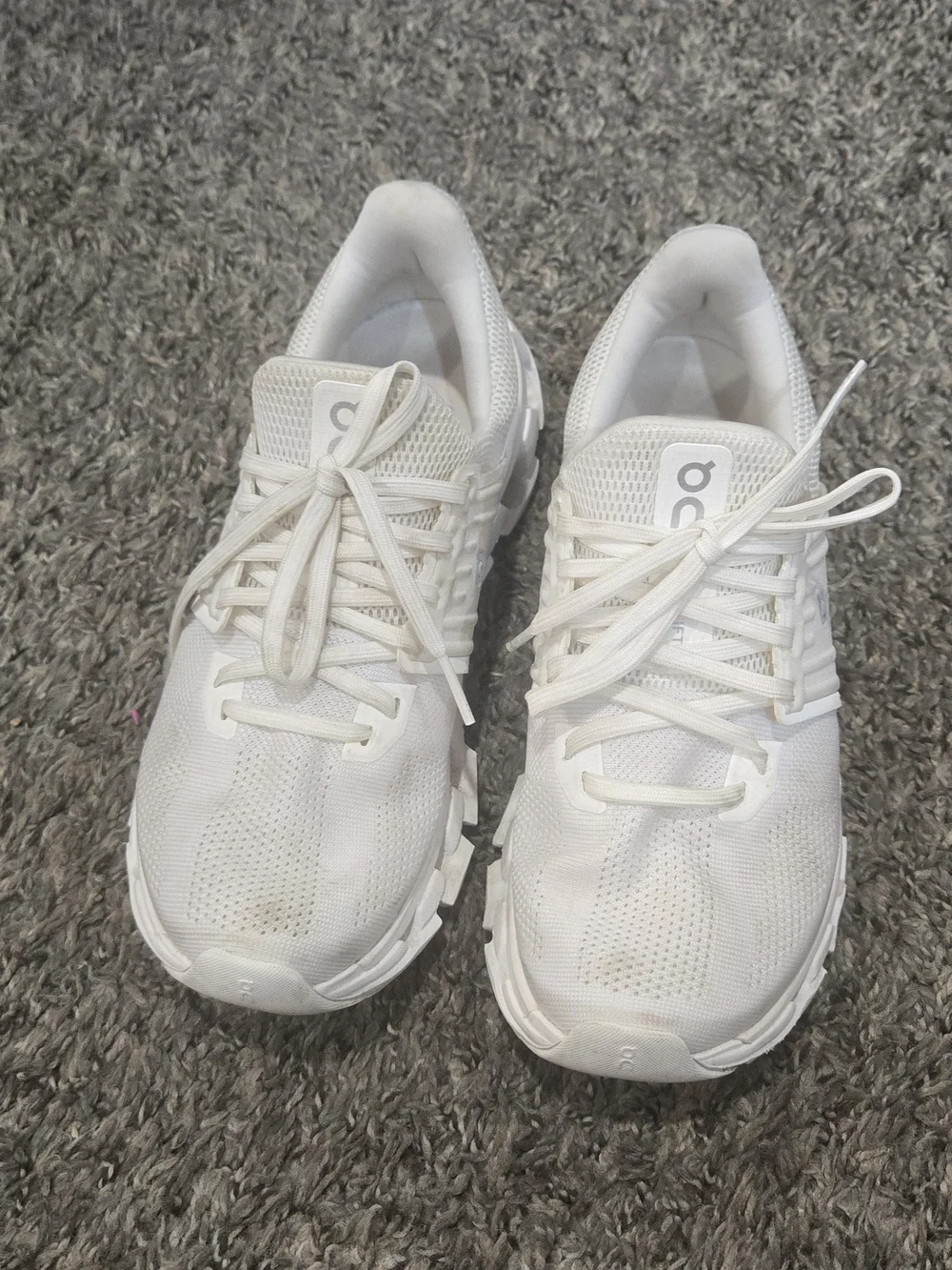 On Running Womens White Cloud Running Sneakers